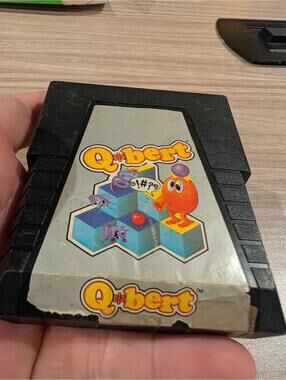 Q*bert Vintage Atari 2600 Game Cartridge